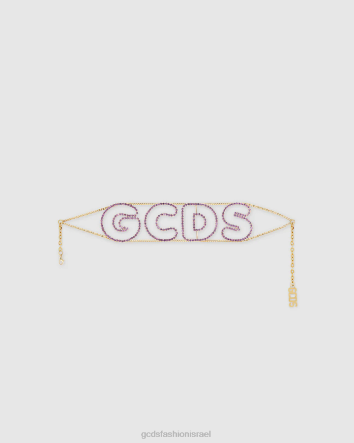 אבזר GCDS קולר לוגו בלינג אנדי לִילָך נשים 0028564