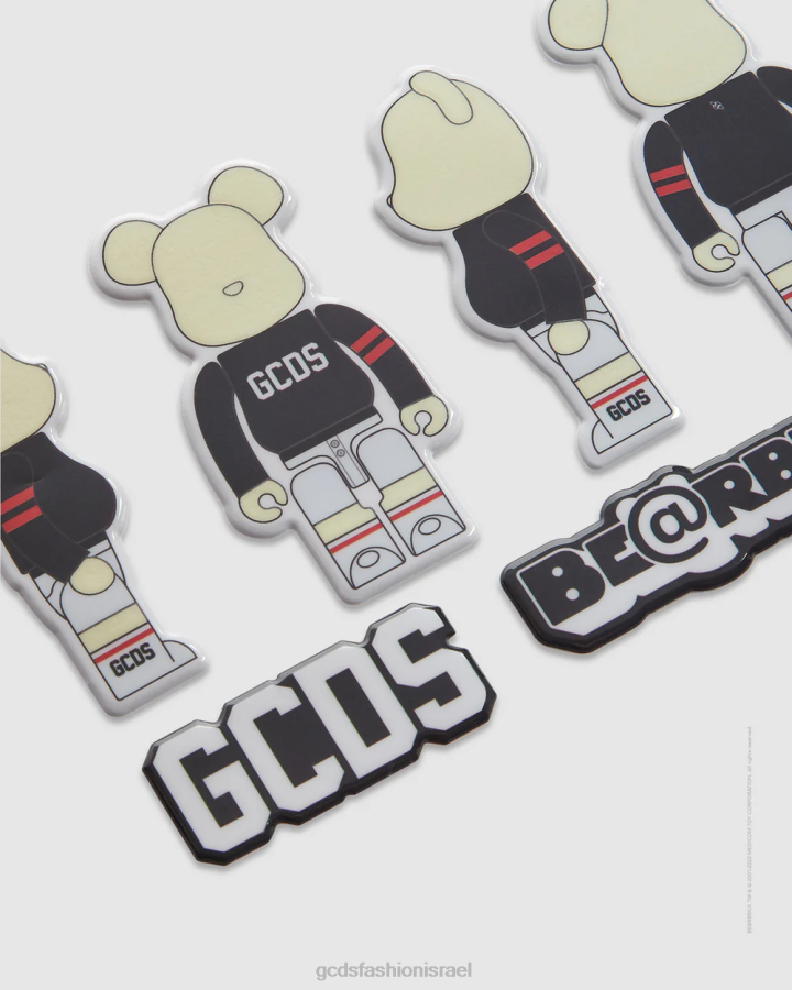 אבזר GCDS x Be@rbrick מדבקות שָׁחוֹר גברים 0028291