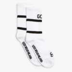 אבזר GCDS גרבי רצועת לוגו נמוכה לבן גברים 0028203
