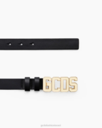 אבזר GCDS חגורת לוגו קלאסית זהב גברים 0028263 - Image 2