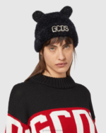 אבזר GCDS כפת אוזניים בטדי שָׁחוֹר נשים 0028544 - Image 3
