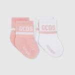 אבזר GCDS סט גרביים בשני חלקים מוטיב לוגו וָרוֹד ילדים 0028647