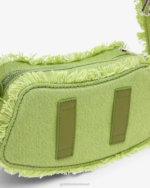 אבזר GCDS תיק crossbody קטן עם פסיק ג'ינס ליים גברים 0028251 - Image 5