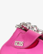 אבזר GCDS תיק תינוק טרנספלי בפסיק ורוד פוקסיה נשים 0028526 - Image 4