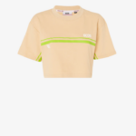 הַלבָּשָׁה GCDS bliss crop top בז' נשים 0028365