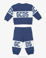 הַלבָּשָׁה GCDS אימונית להקת לוגו לתינוק כְּחוֹל ילדים 0028606 - Image 2