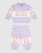 הַלבָּשָׁה GCDS אימונית להקת לוגו לתינוק לִילָך ילדים 0028594