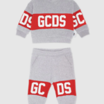 הַלבָּשָׁה GCDS אימונית עם מוטיב לוגו לתינוק אפור ילדים 0028601