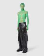הַלבָּשָׁה GCDS בגד גוף ארס ירוק נשים 0028393 - Image 7