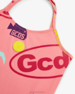 הַלבָּשָׁה GCDS בגד ים עם מעטפת ג'וניור ורוד פוקסיה ילדים 0028823 - Image 3