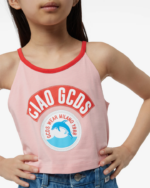 הַלבָּשָׁה GCDS גופיית ג'וניור "סיאו". וָרוֹד ילדים 0028796 - Image 4