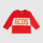 הַלבָּשָׁה GCDS חולצה להקת לוגו לתינוק אָדוֹם ילדים 0028633