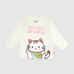 הַלבָּשָׁה GCDS חולצת טריקו לתינוק קיטו צבע קרם ילדים 0028630