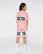 הַלבָּשָׁה GCDS חולצת טריקו של להקת לוגו ג'וניור וָרוֹד ילדים 0028712 - Image 3