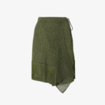 הַלבָּשָׁה GCDS חצאית מקרמה מונוגרמה סַסגוֹנִיוּת נשים 0028411