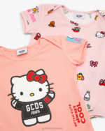 הַלבָּשָׁה GCDS סט בגד גוף לתינוק שני חלקים של הלו קיטי וָרוֹד ילדים 0028573 - Image 3