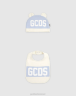 הַלבָּשָׁה GCDS סט תינוק שני חלקים להקת לוגו תינוק כחול ילדים 0028572