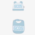 הַלבָּשָׁה GCDS סט תינוק שני חלקים להקת לוגו מלאך כחול ילדים 0028586