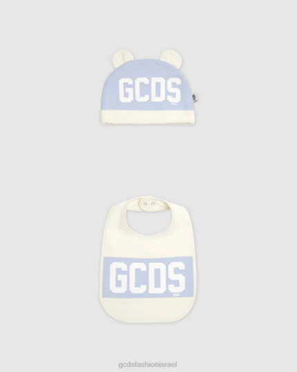 הַלבָּשָׁה GCDS סט תינוק שני חלקים להקת לוגו תינוק כחול ילדים 0028572