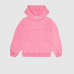 הַלבָּשָׁה GCDS קפוצ'ון להקת לוגו ג'וניור overdyed ורוד עריסה ילדים 0028678