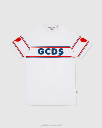 הַלבָּשָׁה GCDS שמלת לוגו ג'וניור לבן ילדים 0028814