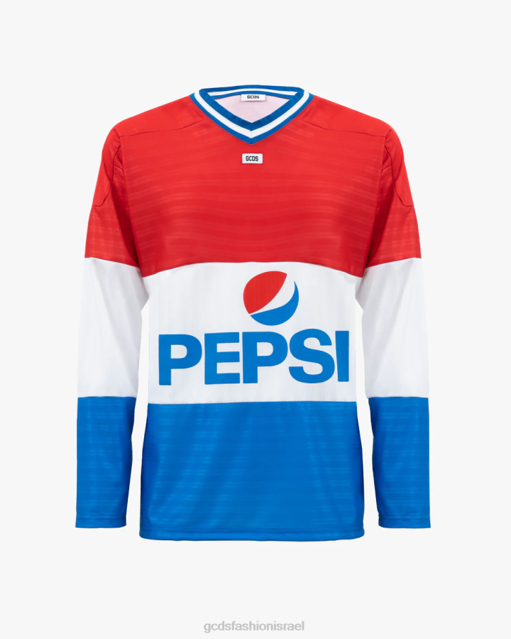 d794d6b7d79cd791d6b8d6bcd7a9d6b8d781d794_gcds_x_pepsi_d797d795d79cd7a6d7aa_d798d7a8d799d7a7d795_d794d795d7a7d799_d7a2d79d_d7a9.png הַלבָּשָׁה GCDS x Pepsi חולצת טריקו הוקי עם שרוולים ארוכים שָׁחוֹר גברים 002880 - Image 1