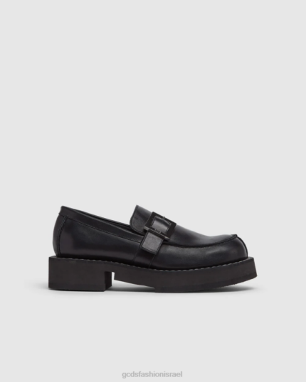 הַנעָלָה GCDS x Clarks מכנסי עור שָׁחוֹר גברים 0028178