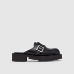 הַנעָלָה GCDS x Clarks פרדות עור שָׁחוֹר גברים 0028177